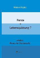 bokomslag Rente = Lebensquittung?