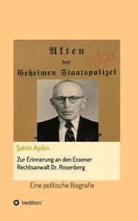 bokomslag Zur Erinnerung an den Essener Rechtsanwalt Dr. Rosenberg
