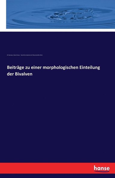 bokomslag Beiträge zu einer morphologischen Einteilung der Bivalven