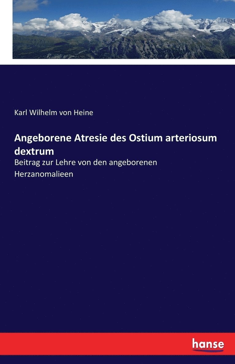Angeborene Atresie des Ostium arteriosum dextrum 1