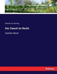 bokomslag Zweck im Recht