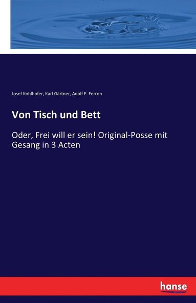 bokomslag Von Tisch und Bett