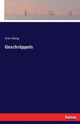 bokomslag Geschräppels