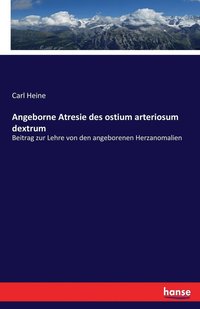 bokomslag Angeborne Atresie des ostium arteriosum dextrum