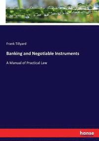 bokomslag Banking and Negotiable Instruments