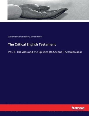 bokomslag The Critical English Testament