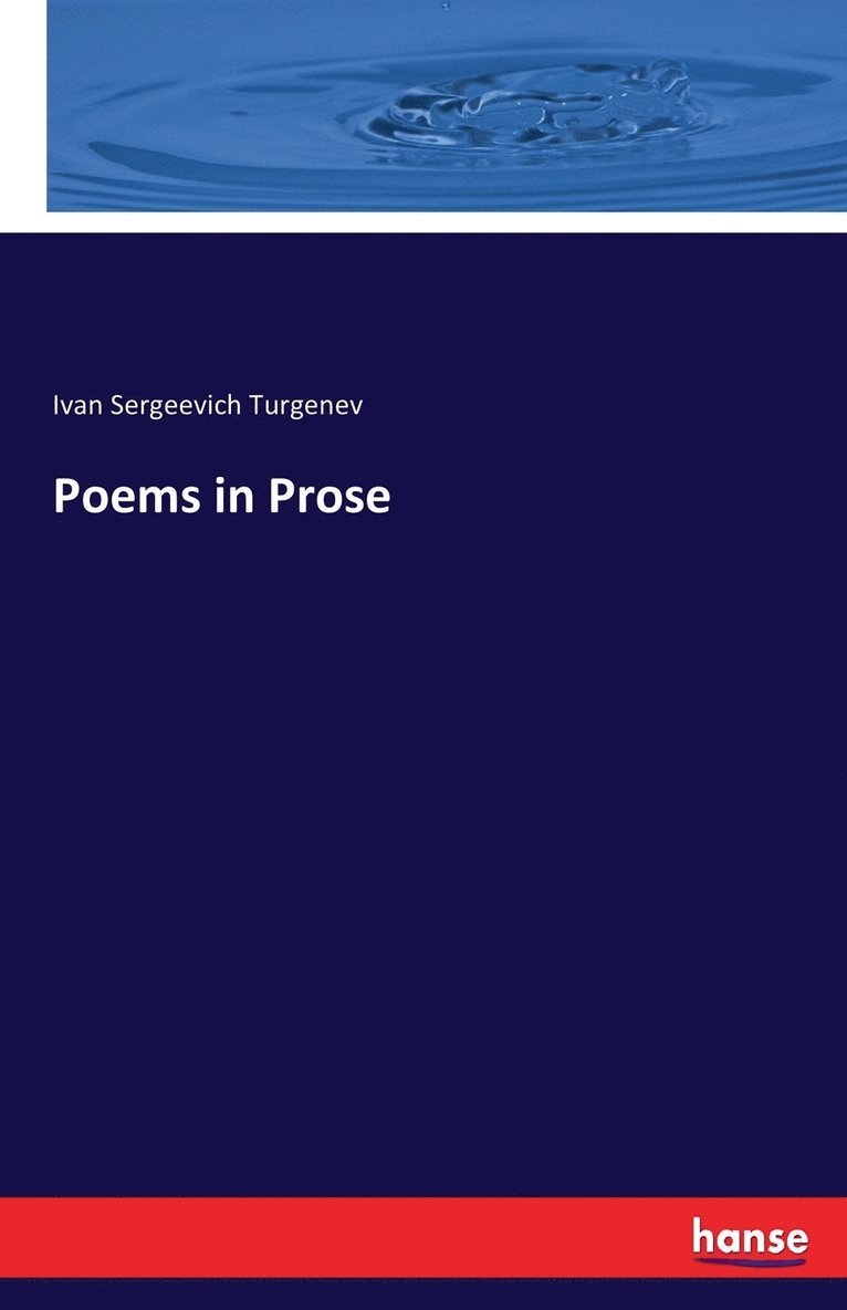 Poems in Prose 1