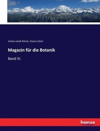 bokomslag Magazin fr die Botanik