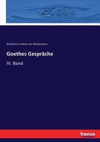 bokomslag Goethes Gespräche