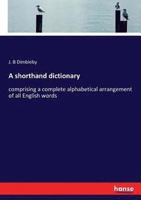 bokomslag shorthand dictionary