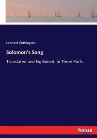 bokomslag Solomon's Song