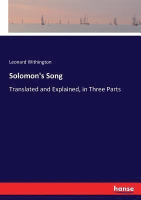bokomslag Solomon's Song