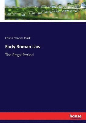 Early Roman Law 1