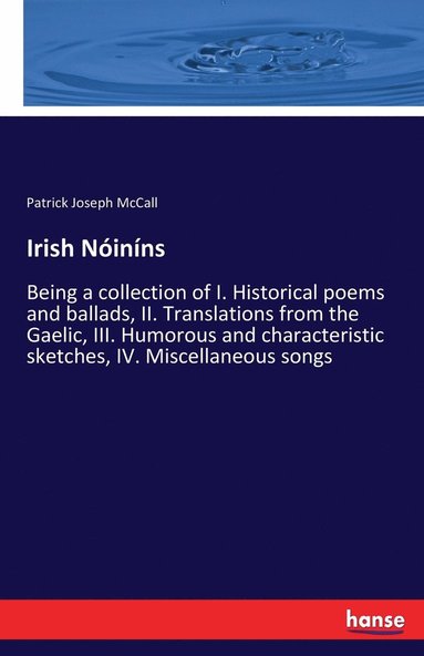 bokomslag Irish Nóiníns