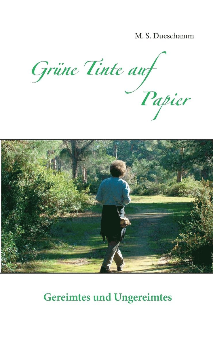 Grne Tinte auf Papier 1