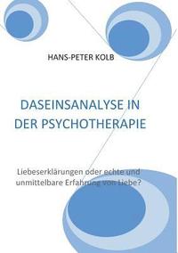 bokomslag Daseinsanalyse in der Psychotherapie