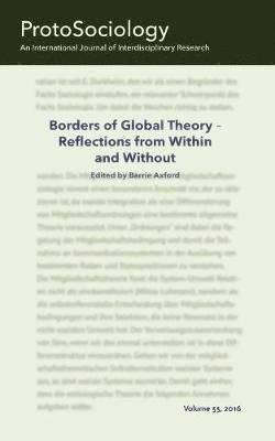 Barrie Axford - Borders of Global Theory - Reflections from Within and Without, Häftad
