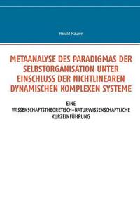 bokomslag Metaanalyse des Paradigmas der Selbstorganisation unter Einschluss der nichtlinearen dynamischen komplexen Systeme