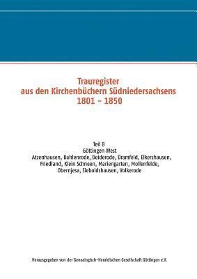 bokomslag Trauregister aus den Kirchenbüchern Südniedersachsens 1801 - 1850