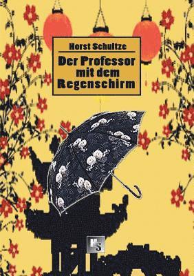 Professor mit dem Regenschirm
