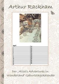 bokomslag Der 'Alice's Adventures in Wonderland' Geburtstagskalender