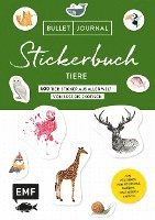 bokomslag Bullet Journal Stickerbuch - Tiere: 600 Tiere aus aller Welt -&#xa0;von süß bis exotisch