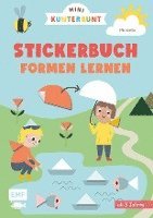 bokomslag Mini Kunterbunt - Mein erstes Formen-Stickerbuch für Kinder ab 3 Jahren