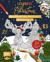 bokomslag Mein Adventskalender-Buch zum Ausmalen: Colorful Christmas