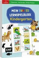 bokomslag Mein bunter Lernspielblock - Kindergarten: Erkennen, Verbinden, Fehler finden