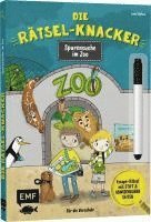 bokomslag Die Rätsel-Knacker - Spurensuche im Zoo (Buch mit abwischbarem Stift)