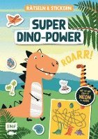 bokomslag Rätseln und Stickern - Super-Dino-Power: Mit vielen coolen Neon-Stickern