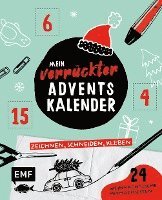 bokomslag Mein verrückter Adventskalender - Das Mitmachbuch: zeichnen, schneiden, kleben