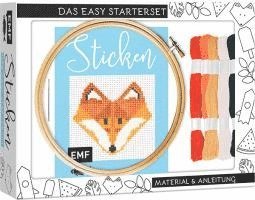 bokomslag Sticken - das Easy Starterset für dekorative Kreuzstichmotive