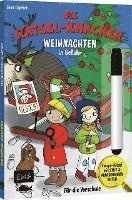 bokomslag Die Rätsel-Knacker - Weihnachten in Gefahr (Buch mit abwischbarem Stift)