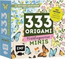 bokomslag 333 Origami Minis - Frühlingswiese - Dein dekorativer Wendeblock zum kreativen Falten & Notieren