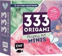 bokomslag 333 Origami Minis - Pouring Art - Dein dekorativer Wendeblock zum kreativen Falten & Notieren