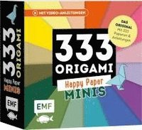 bokomslag 333 Origami Minis - Happy Paper - Dein dekorativer Wendeblock zum kreativen Falten & Notieren