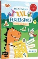 bokomslag Mein bunter XXL-Ferienspaß: Dinos und Ritter - 3 Kreativbücher im Bundle