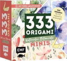 333 Origami Minis - Watercolor Botanicals, Häftad