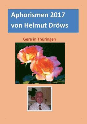 bokomslag Aphorismen von Helmut Dröws 2017