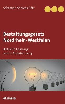 bokomslag Bestattungsgesetz Nordrhein-Westfalen