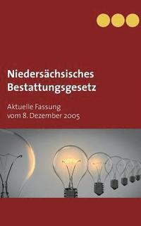 bokomslag Niedersächsisches Bestattungsgesetz