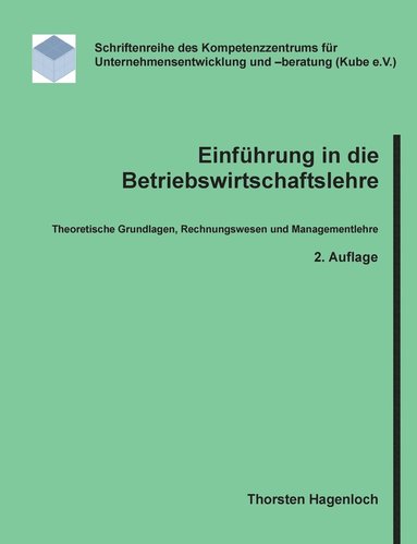 bokomslag Einfhrung in die Betriebswirtschaftslehre