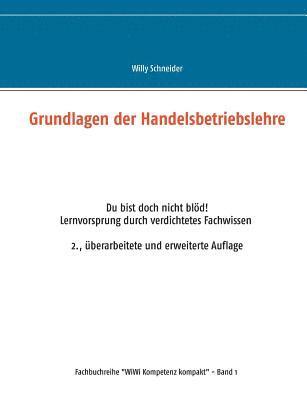 bokomslag Grundlagen der Handelsbetriebslehre