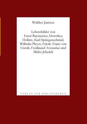 Walther Jantzen - Lebensbilder von Dichtern I, 2, Häftad