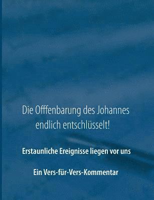 bokomslag Offenbarung des Johannes endlich entschlüsselt!