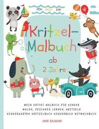 bokomslag Kritzel-Malbuch ab 2 Jahre Mein erstes Malbuch fr Kinder Malen, Zeichnen lernen, Kritzeln Kindergarten Kritzelbuch Kinderbuch Mitmachbuch