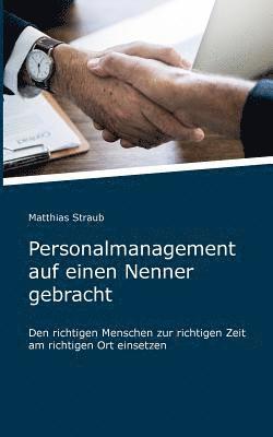 bokomslag Personalmanagement auf einen Nenner gebracht