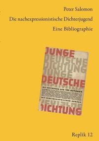 bokomslag nachexpressionistische Dichterjugend