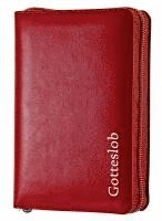 bokomslag Gotteslob Taschenausgabe Region Ost. Cabra-Leder rot mit Reißverschluss